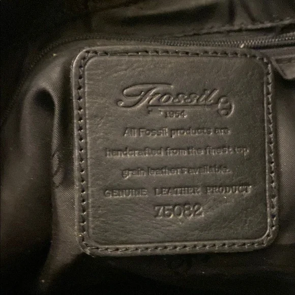 Fossil Elegant Black Leather Handbag - Picture 11 of 15